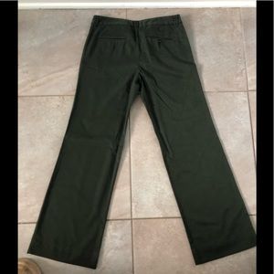 J crew women’s green slack pants city fit size 4R